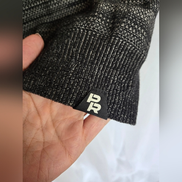 Projek Raw Long Sleeve 1/4 Zip Pullover In Grey And Black Size Medium - Picture 3 of 8